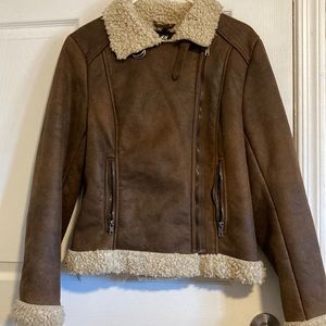Brown fur coat/jacket